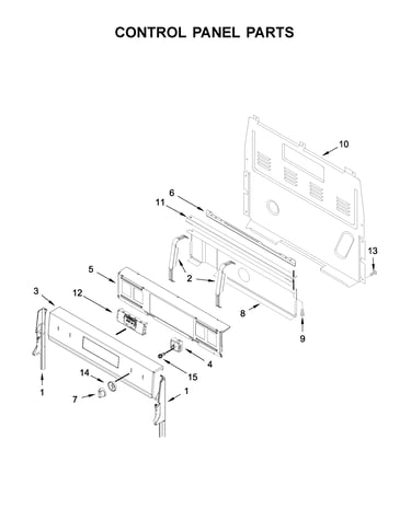 Control panel parts