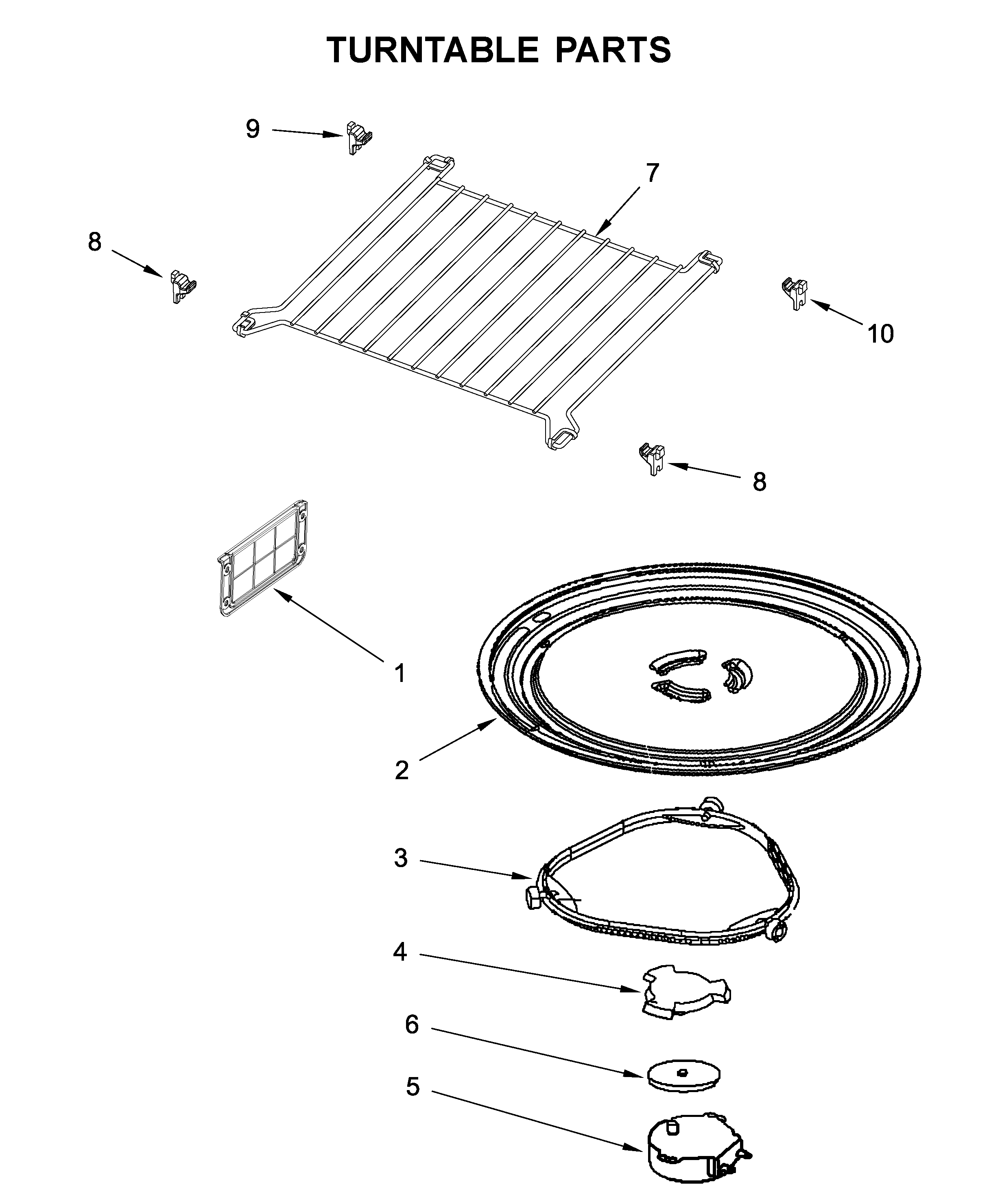 Turntable parts