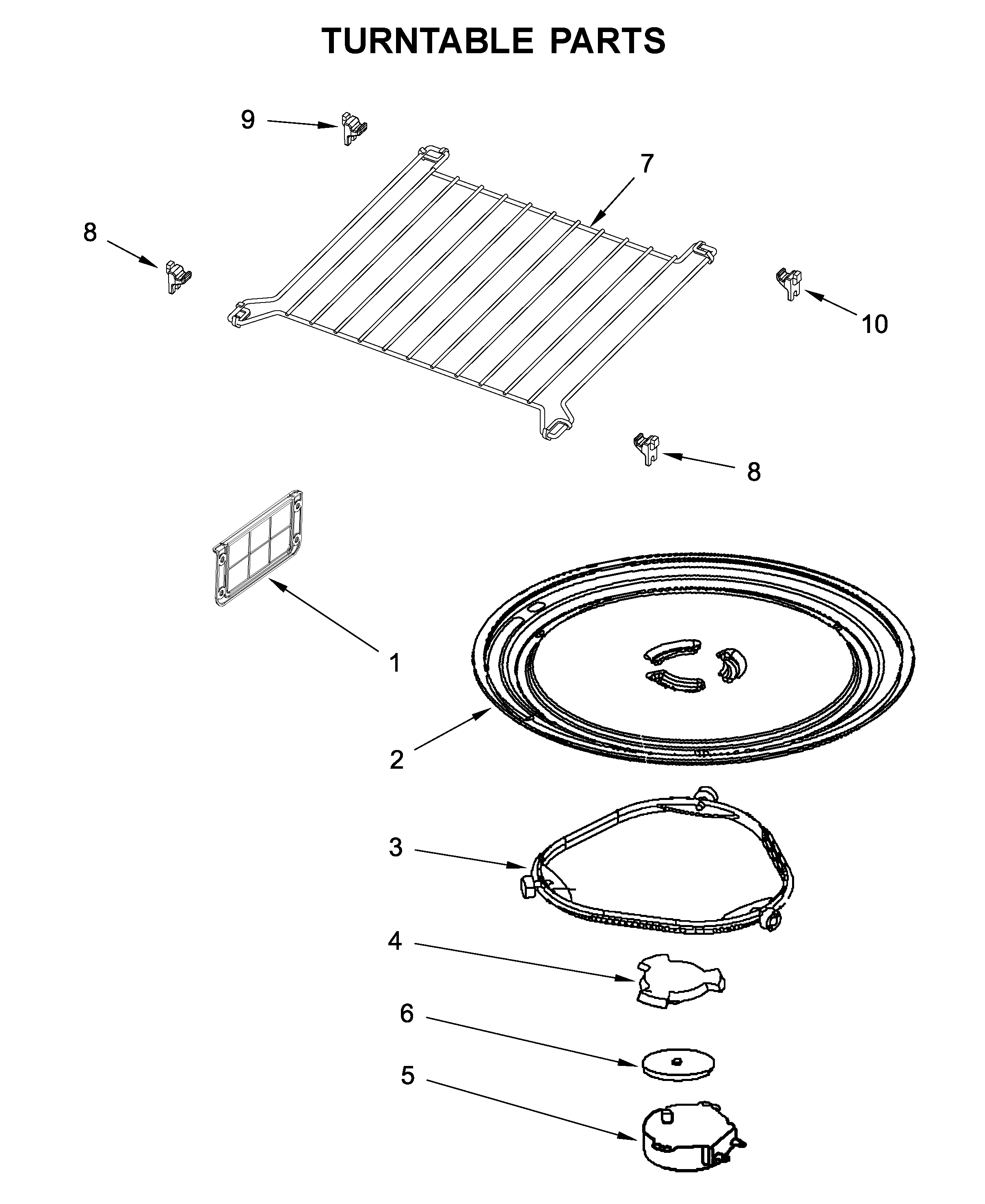 Turntable parts