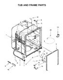 Tub and frame parts