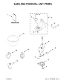 Base and pedestal unit parts