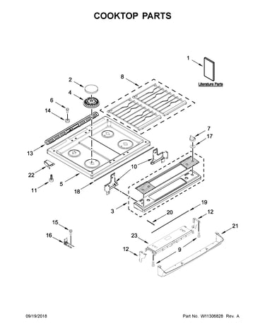 Cooktop parts