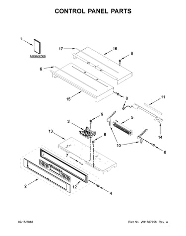 Control panel parts