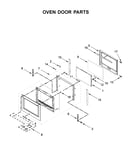 Oven door parts