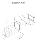 Oven door parts
