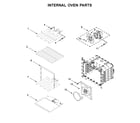 Whirlpool WOC75EC7HS01 internal oven parts diagram