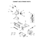 Whirlpool WOC75EC7HS01 cabinet and stirrer parts diagram