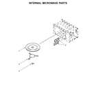 Whirlpool WOC75EC7HS01 internal microwave parts diagram