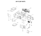 Amana YAMV2307PFW0 air flow parts diagram