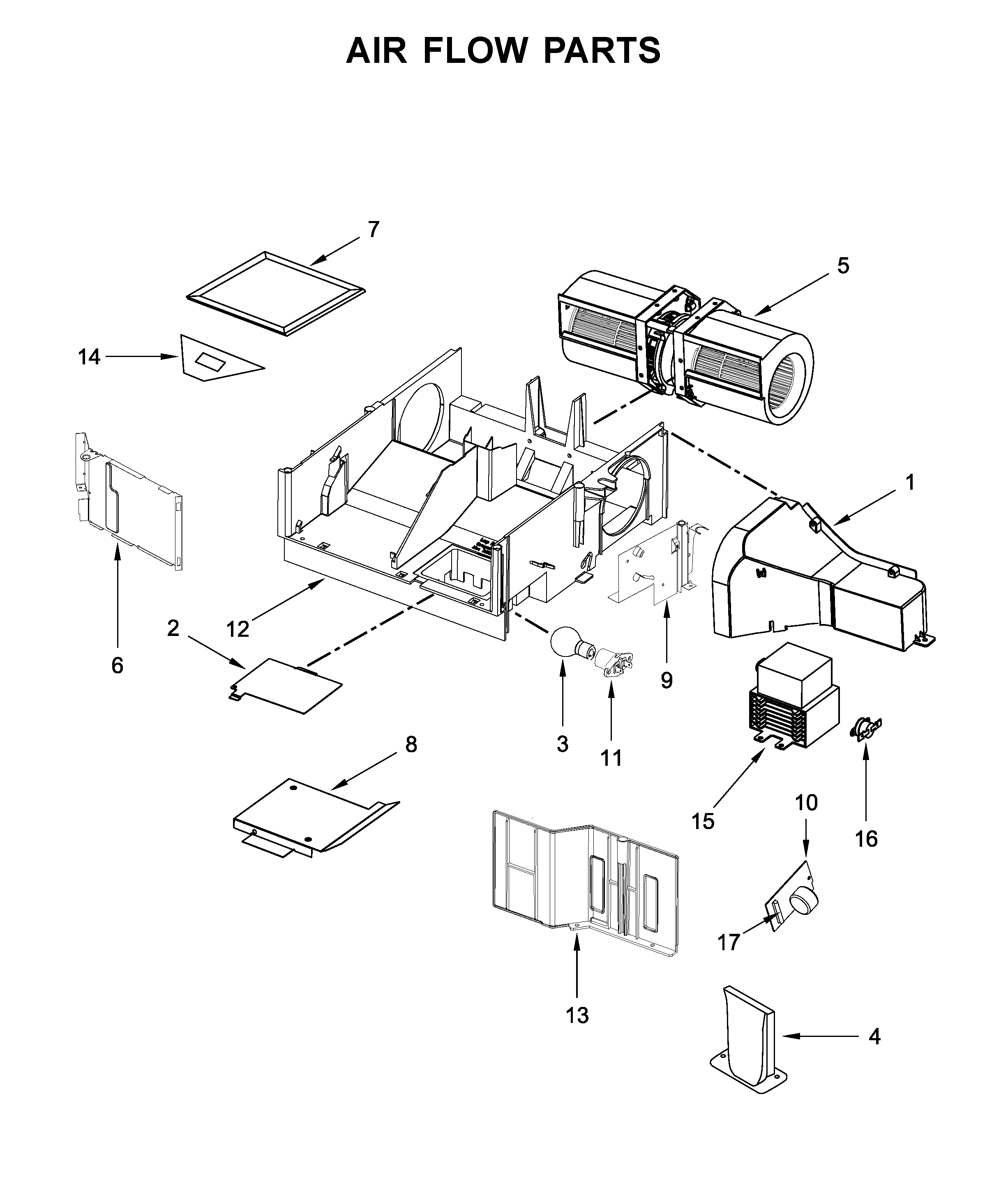 Air flow parts