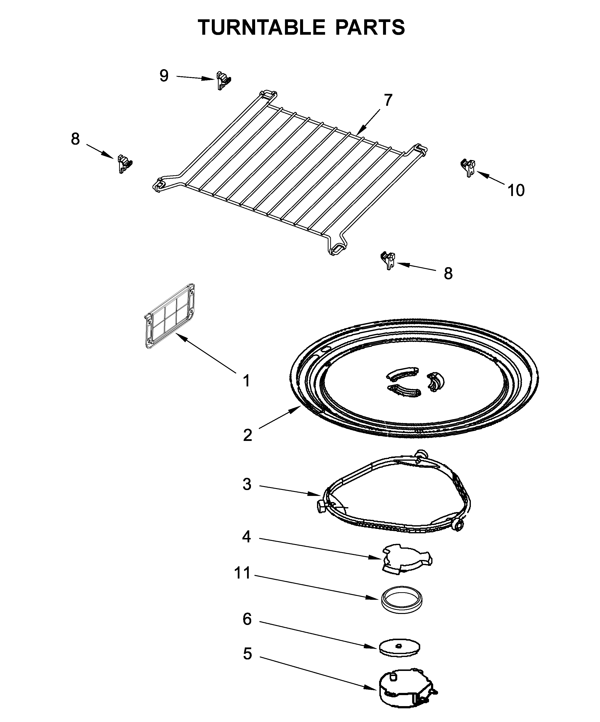 Turntable parts