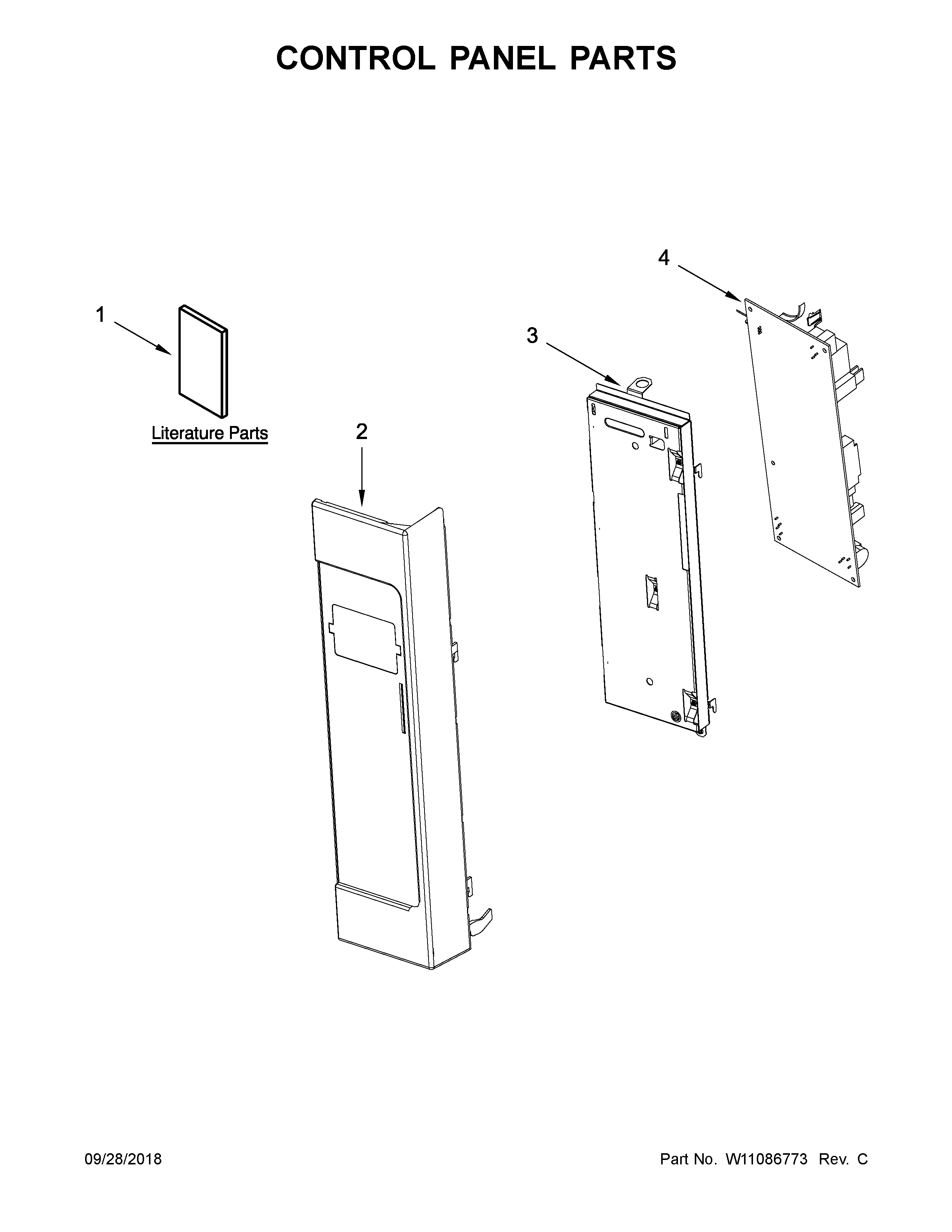 Control panel parts