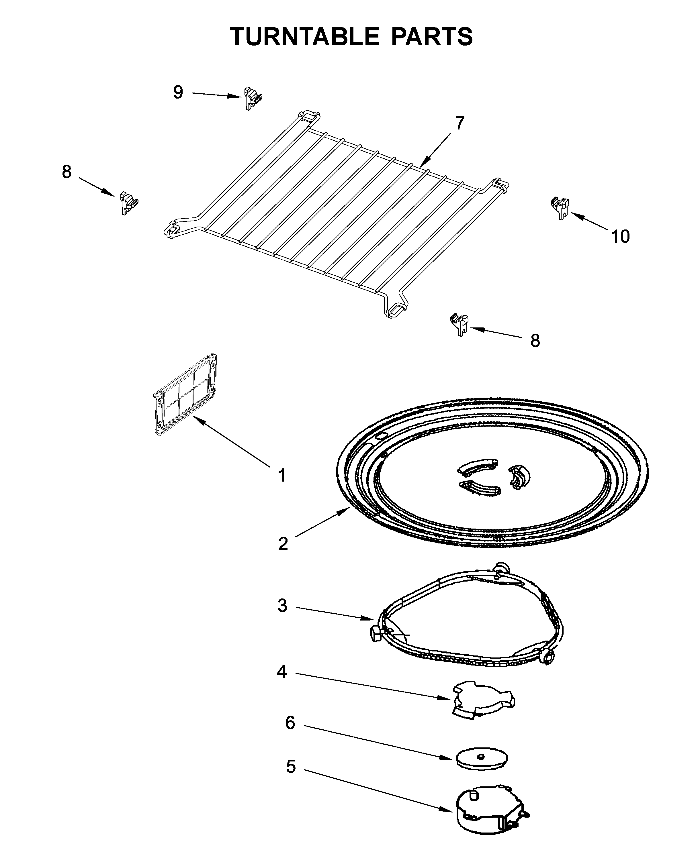 Turntable parts