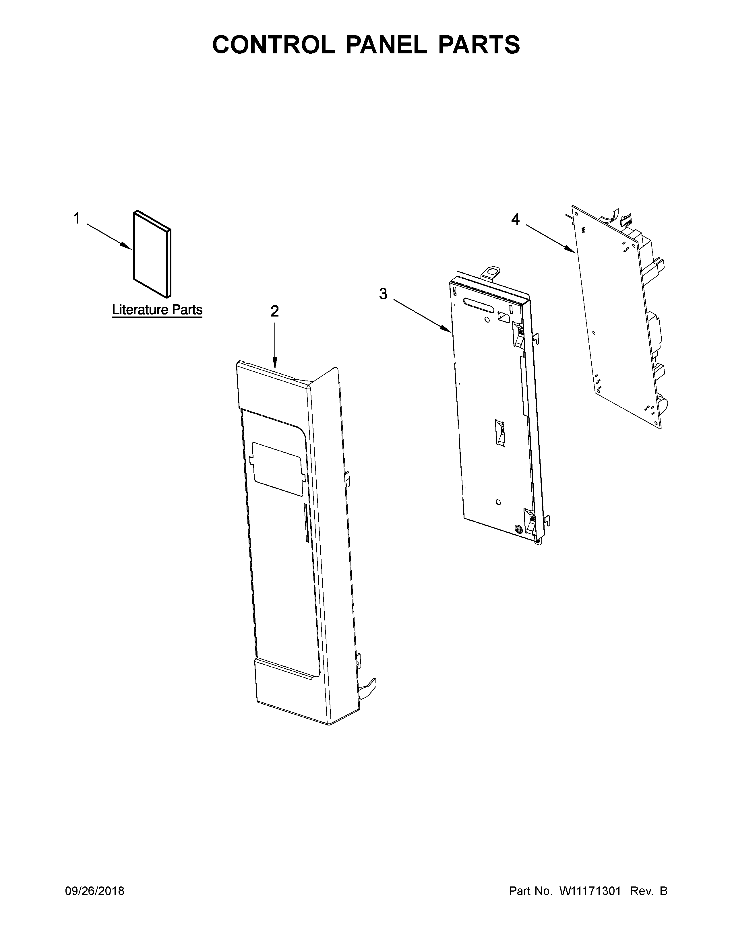 Control panel parts