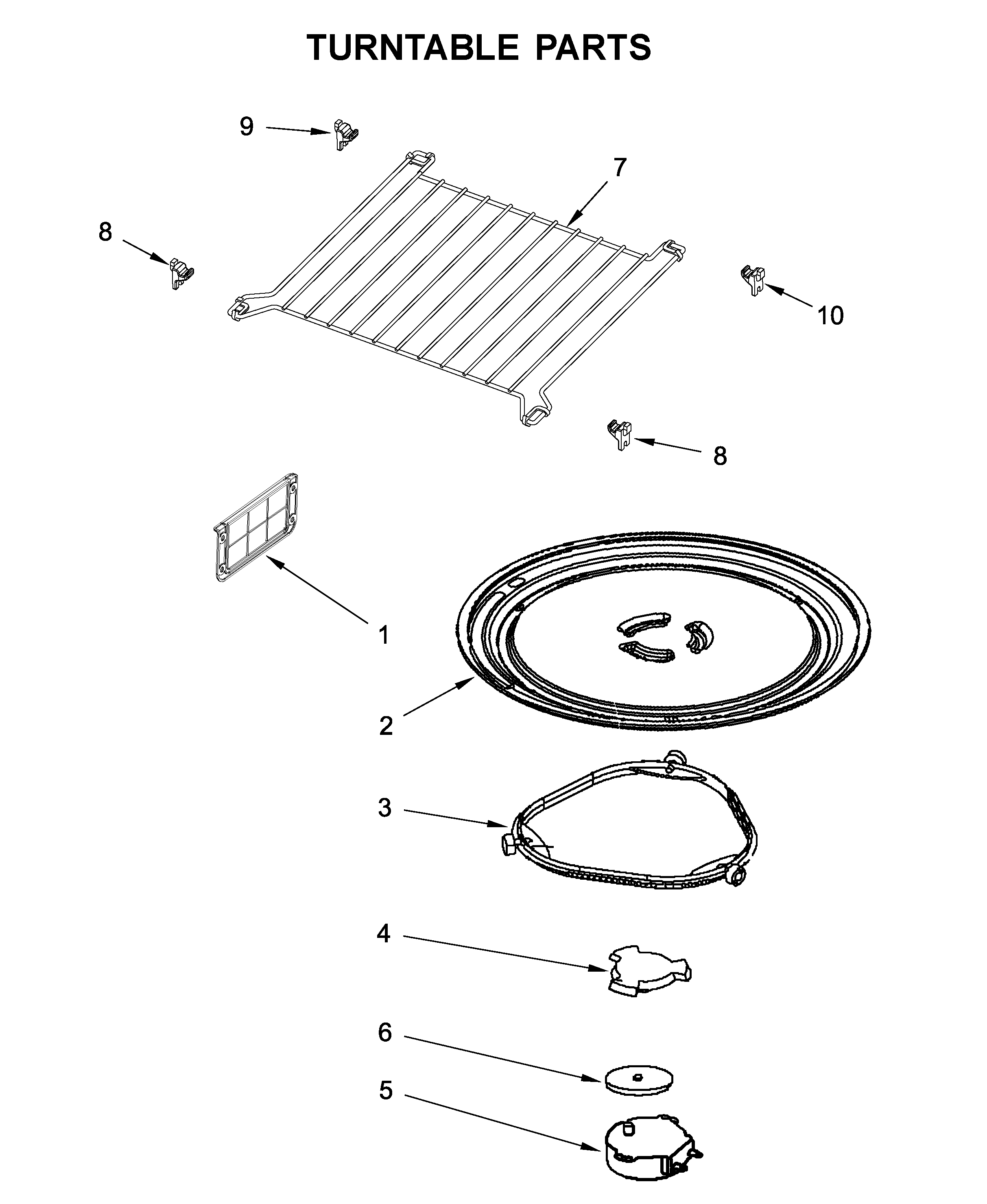 Turntable parts