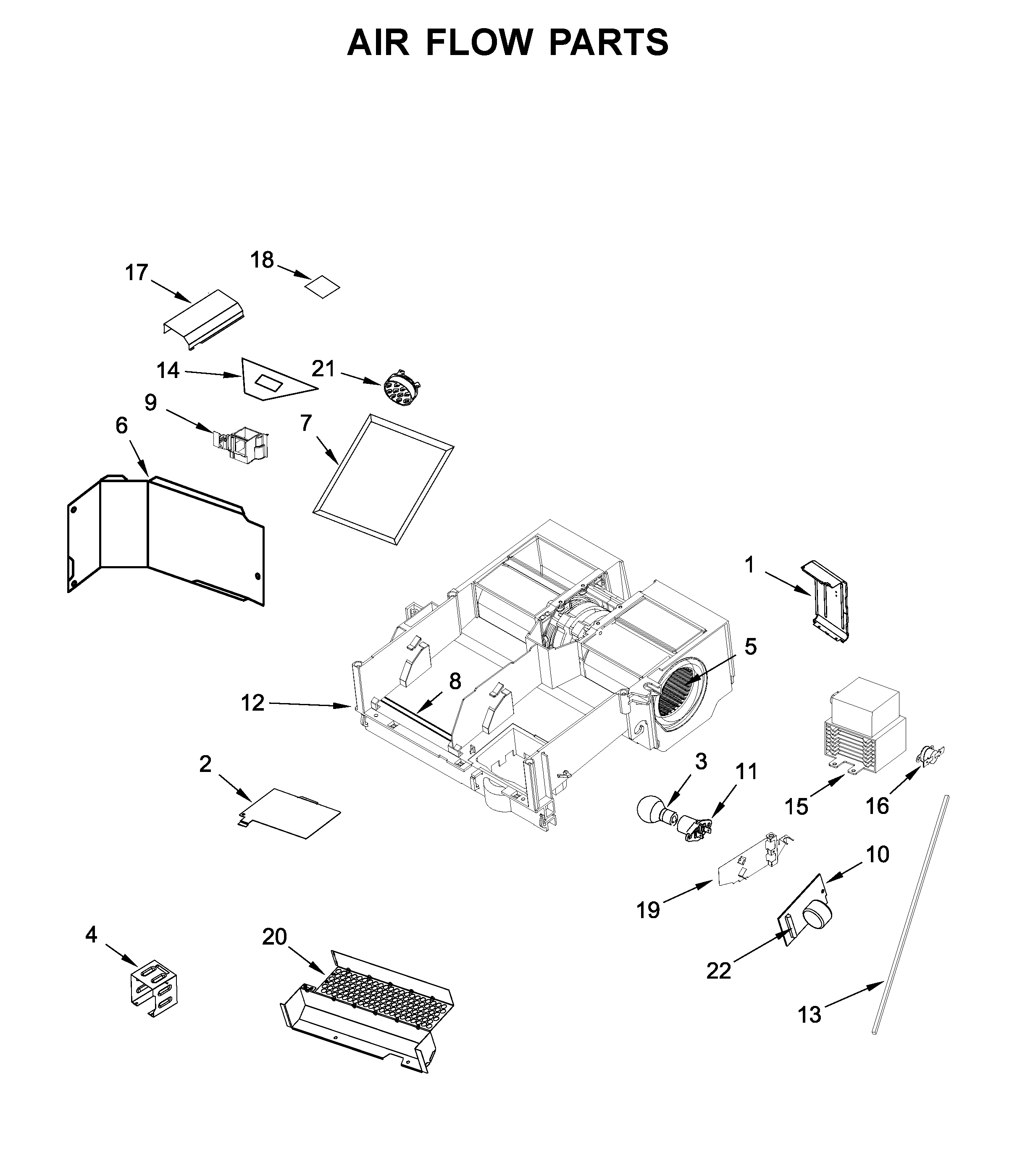 Air flow parts