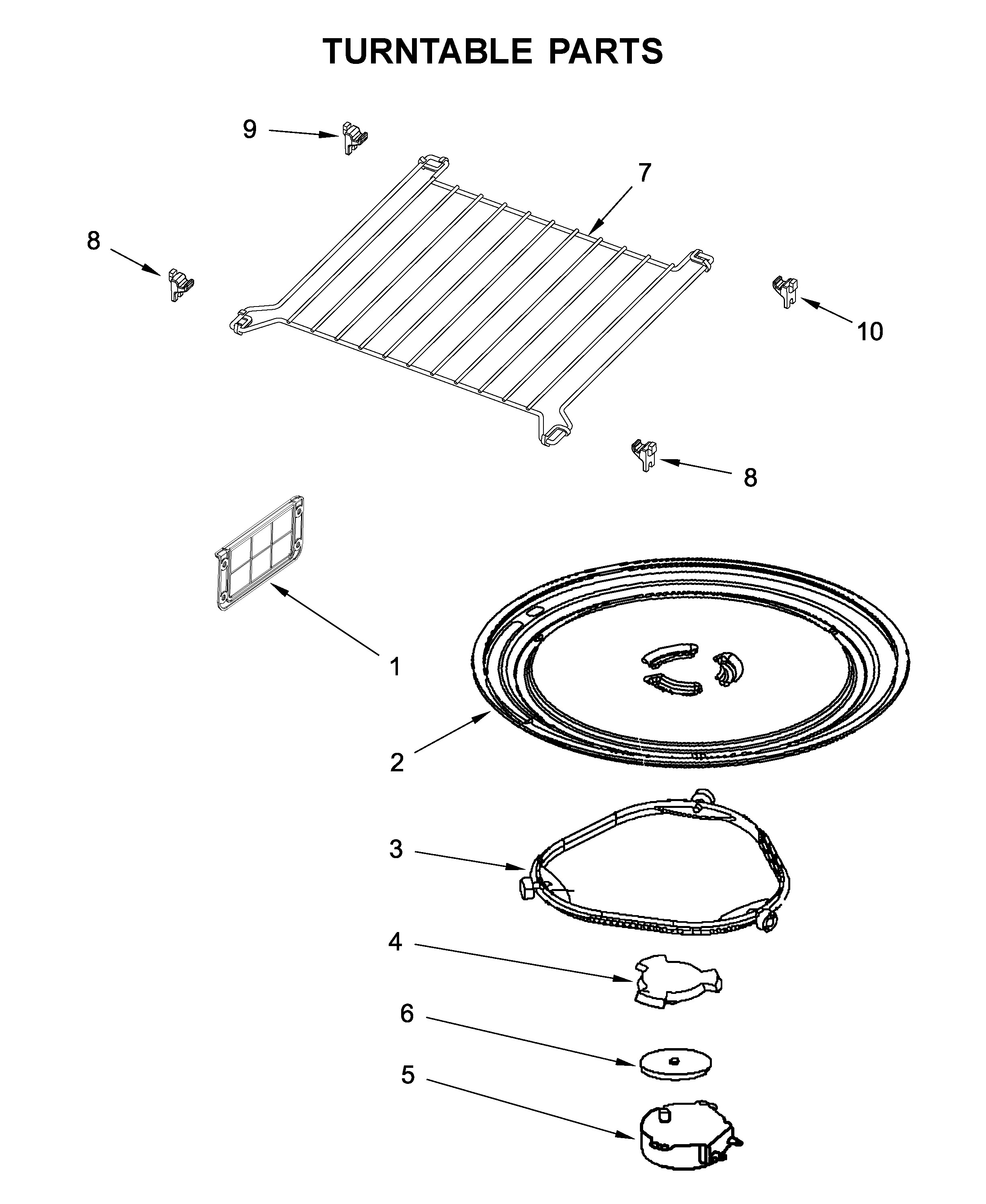 Turntable parts