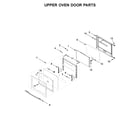 Jenn-Air JJW2727DS03 upper oven door parts diagram