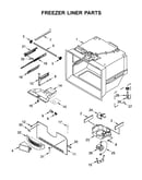 Freezer liner parts