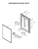 Refrigerator door parts