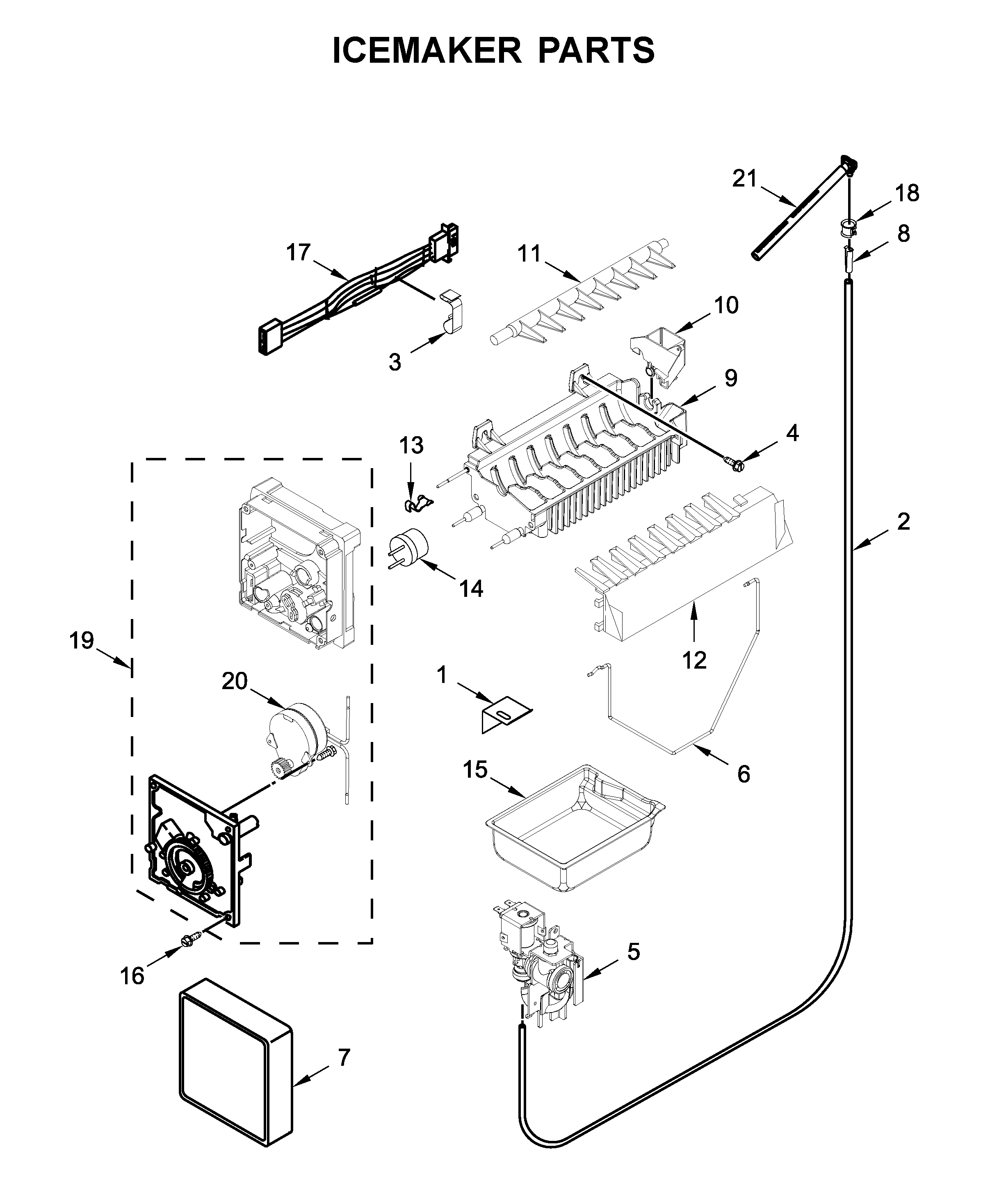 Icemaker parts