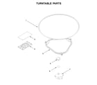 Whirlpool WML55011HS2 turntable parts diagram