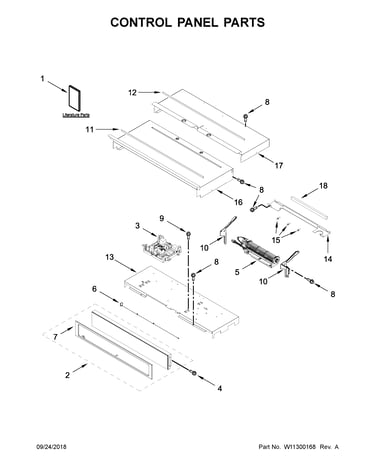 Control panel parts