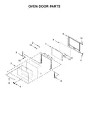 Oven door parts