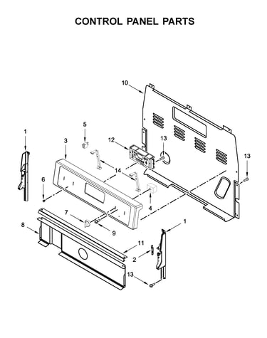 Control panel parts