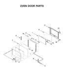 Oven door parts