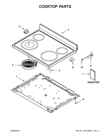 Cooktop parts
