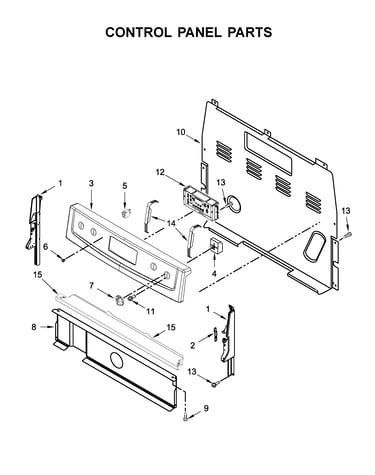 Control panel parts