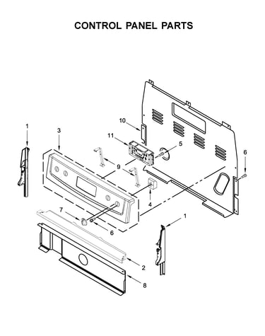 Control panel parts