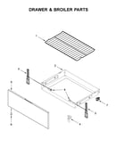 Drawer & broiler parts