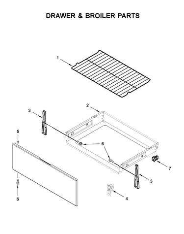 Drawer & broiler parts