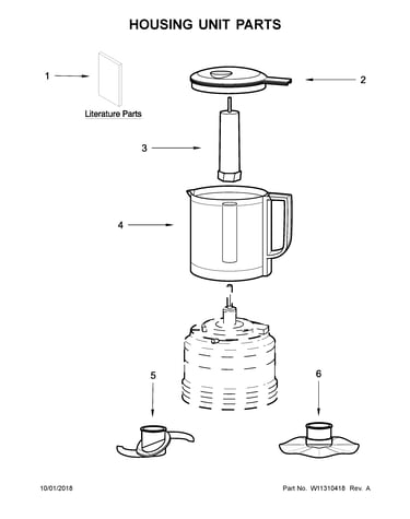 Housing unit parts