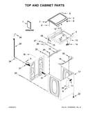 Top and cabinet parts