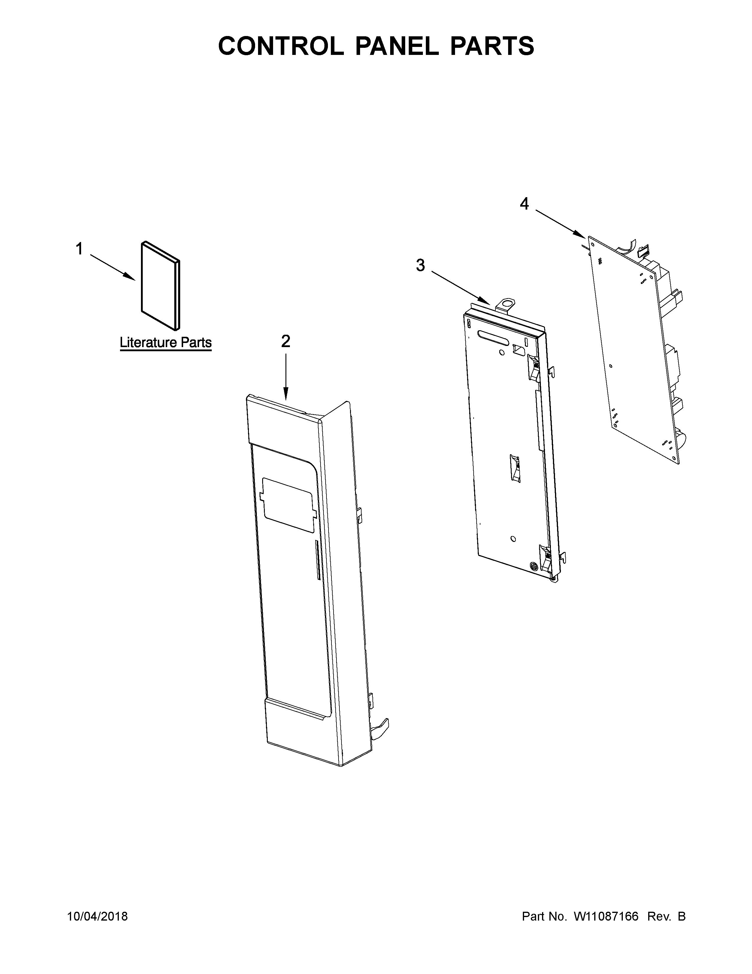 Control panel parts