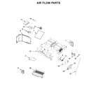 Maytag MMV4205FW1 air flow parts diagram
