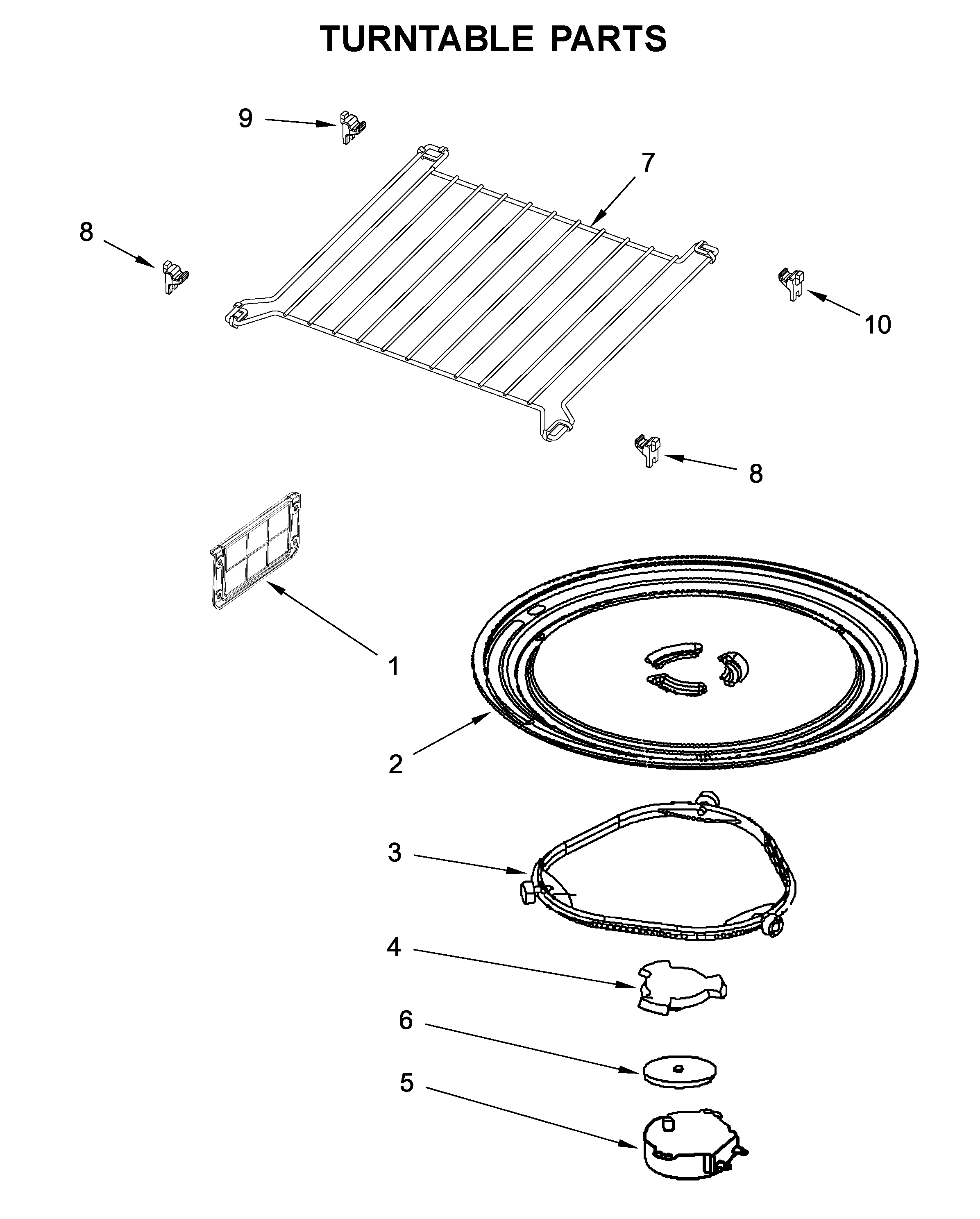 Turntable parts