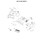 Maytag MMV4205FW2 air flow parts diagram