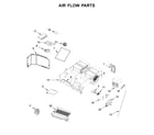 Maytag MMV4205FW3 air flow parts diagram