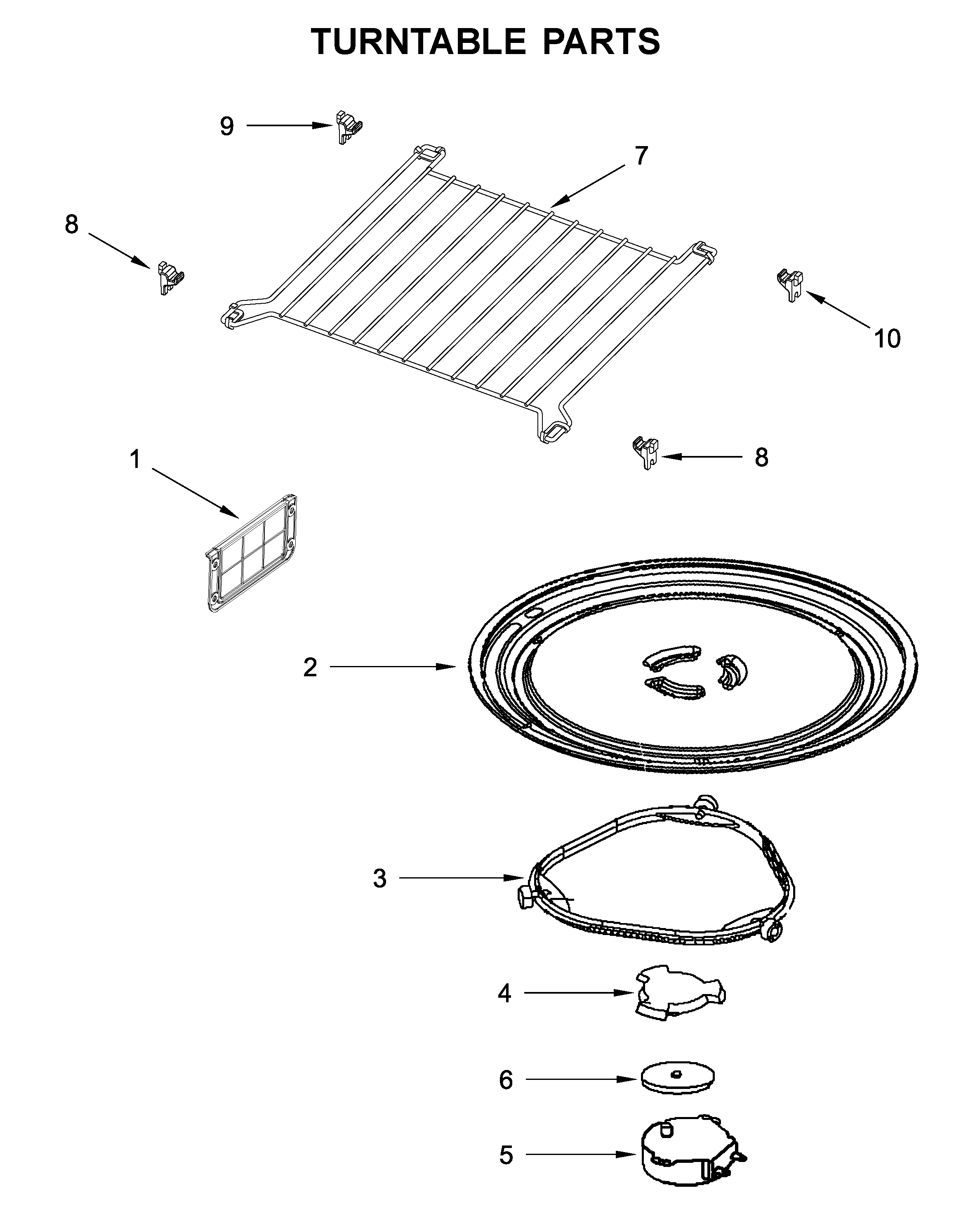 Turntable parts