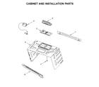 Maytag MMV4206FW3 cabinet and installation parts diagram