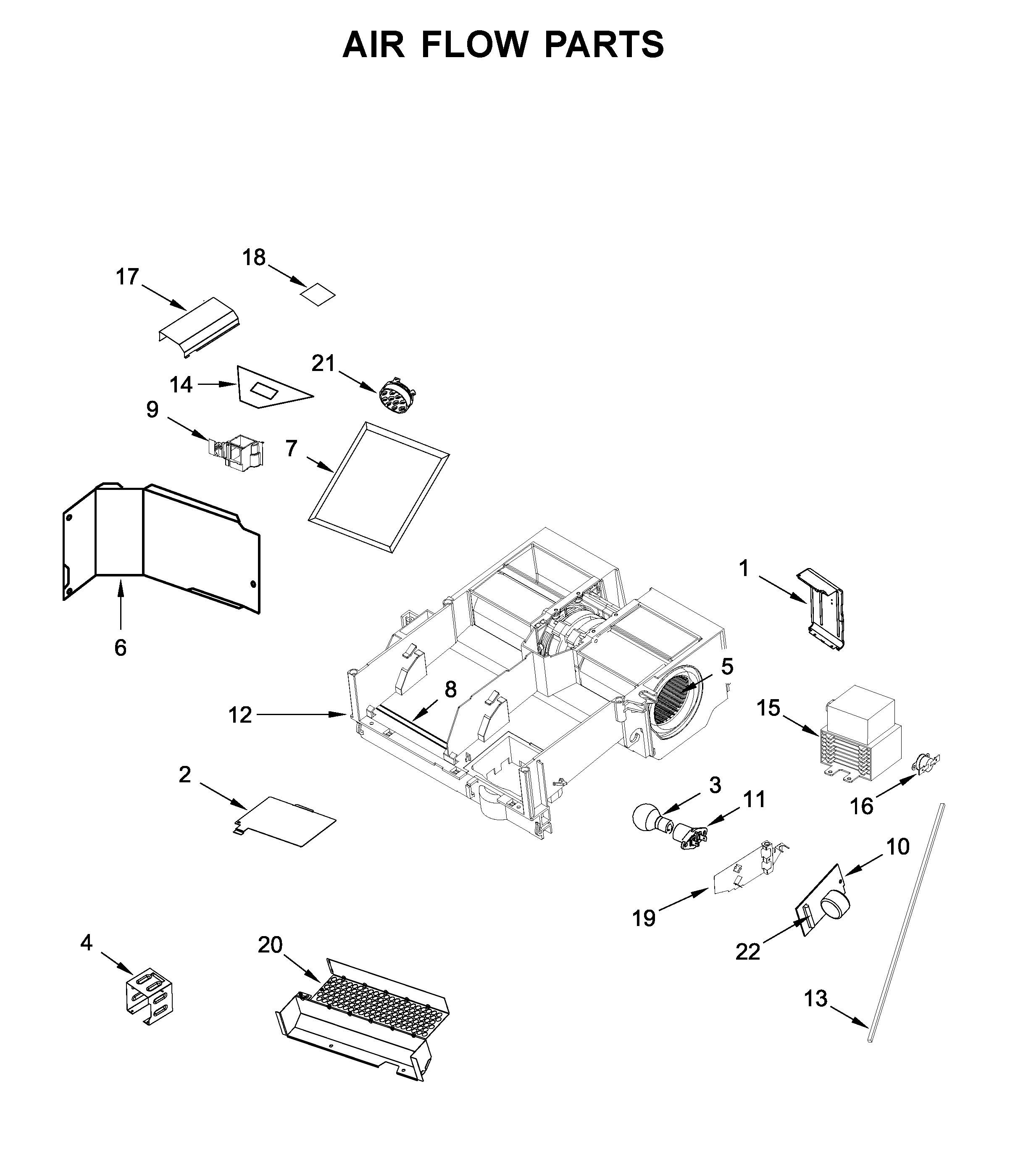 Air flow parts