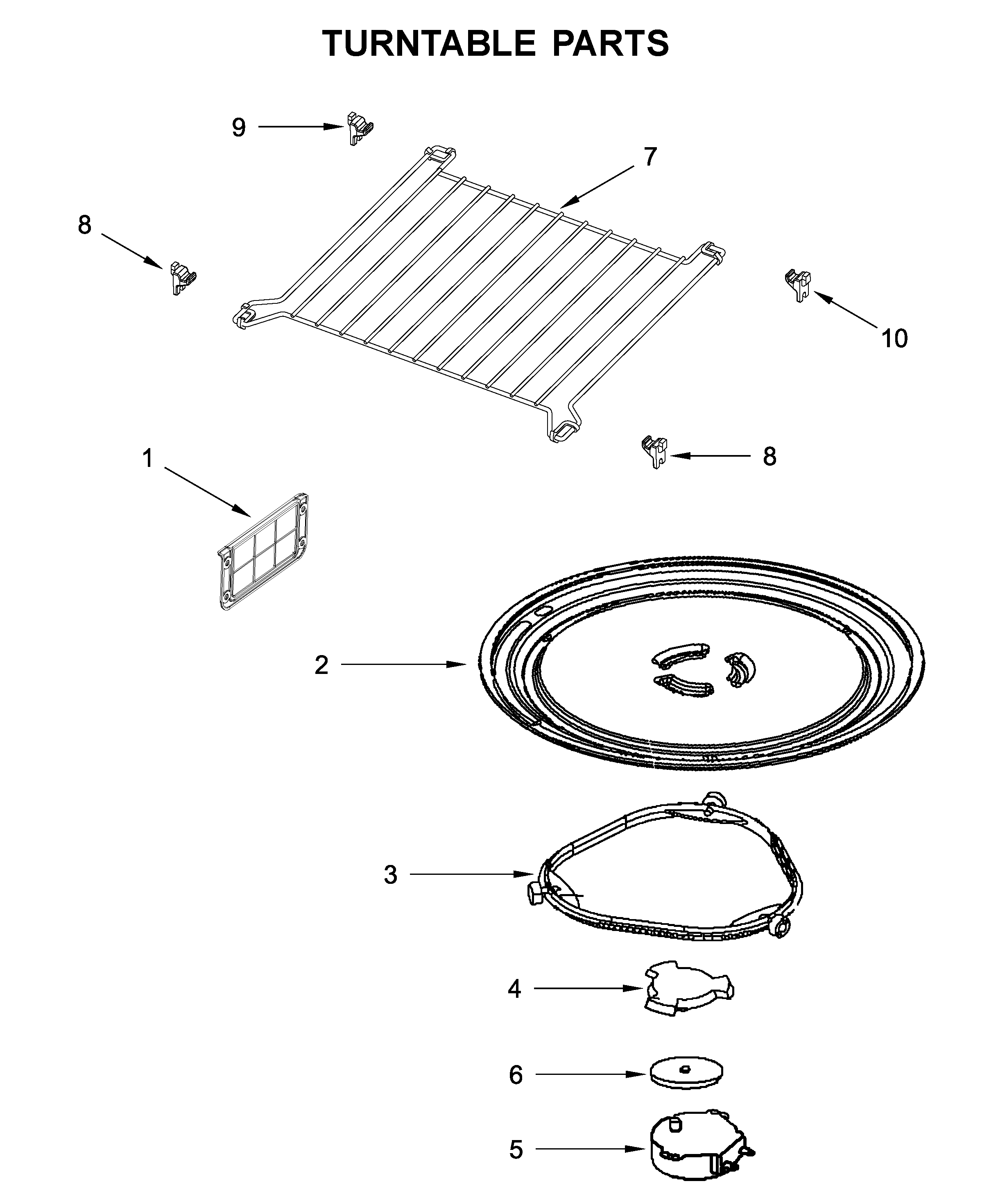 Turntable parts
