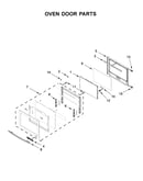 Oven door parts