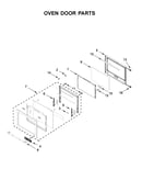 Oven door parts