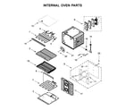 Jenn-Air JJW3430DP03 internal oven parts diagram