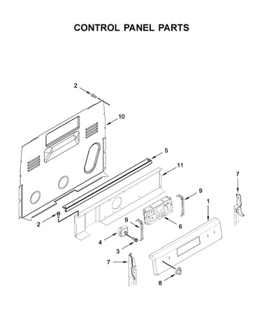 Control panel parts